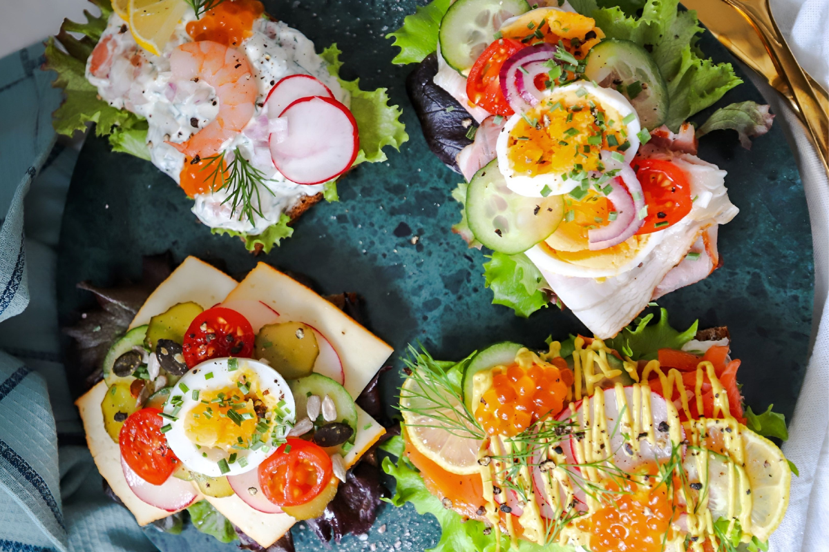 Tanskalainen smørrebrød-ilta